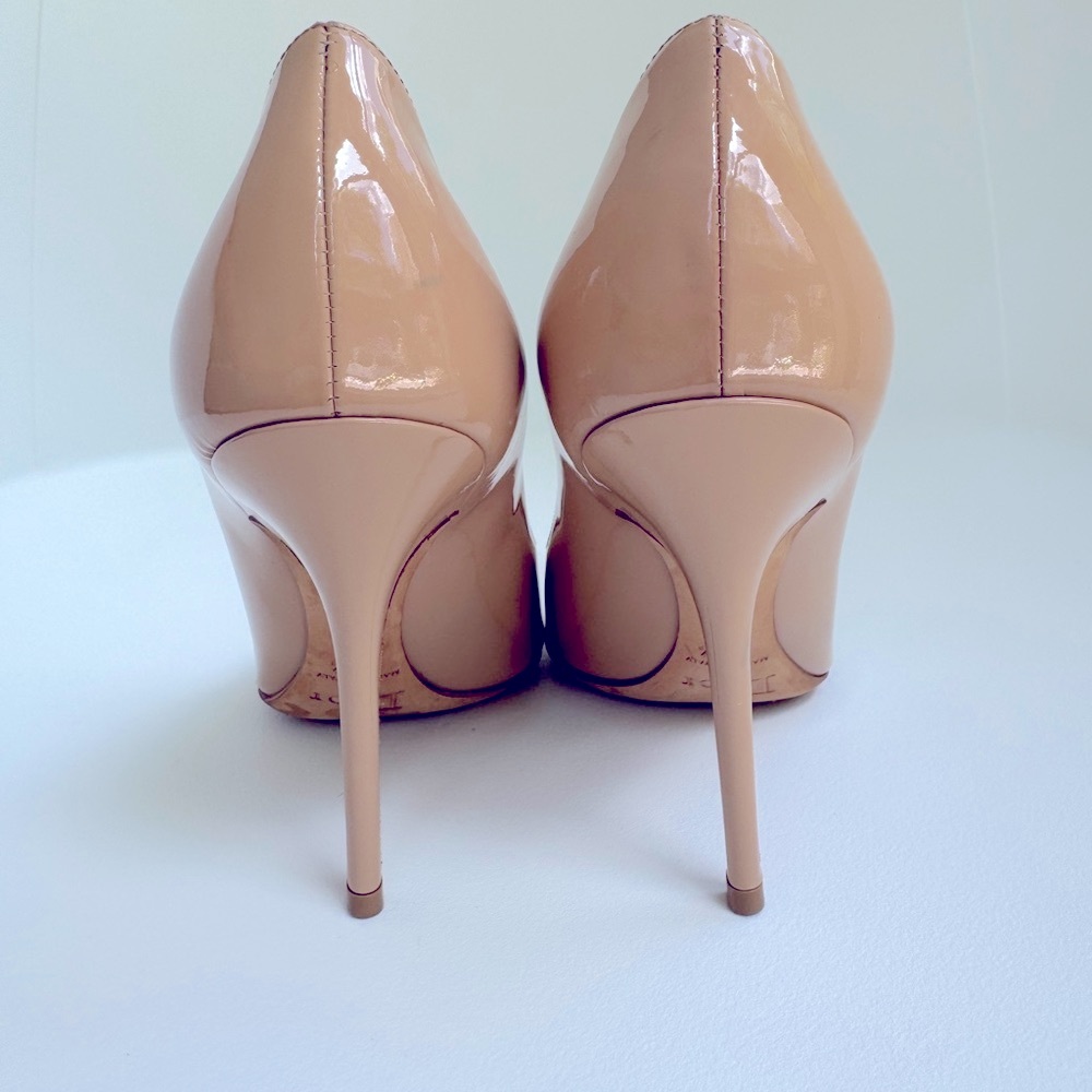 Dior Nude Patent Leather Heels - Picture 3 of 10